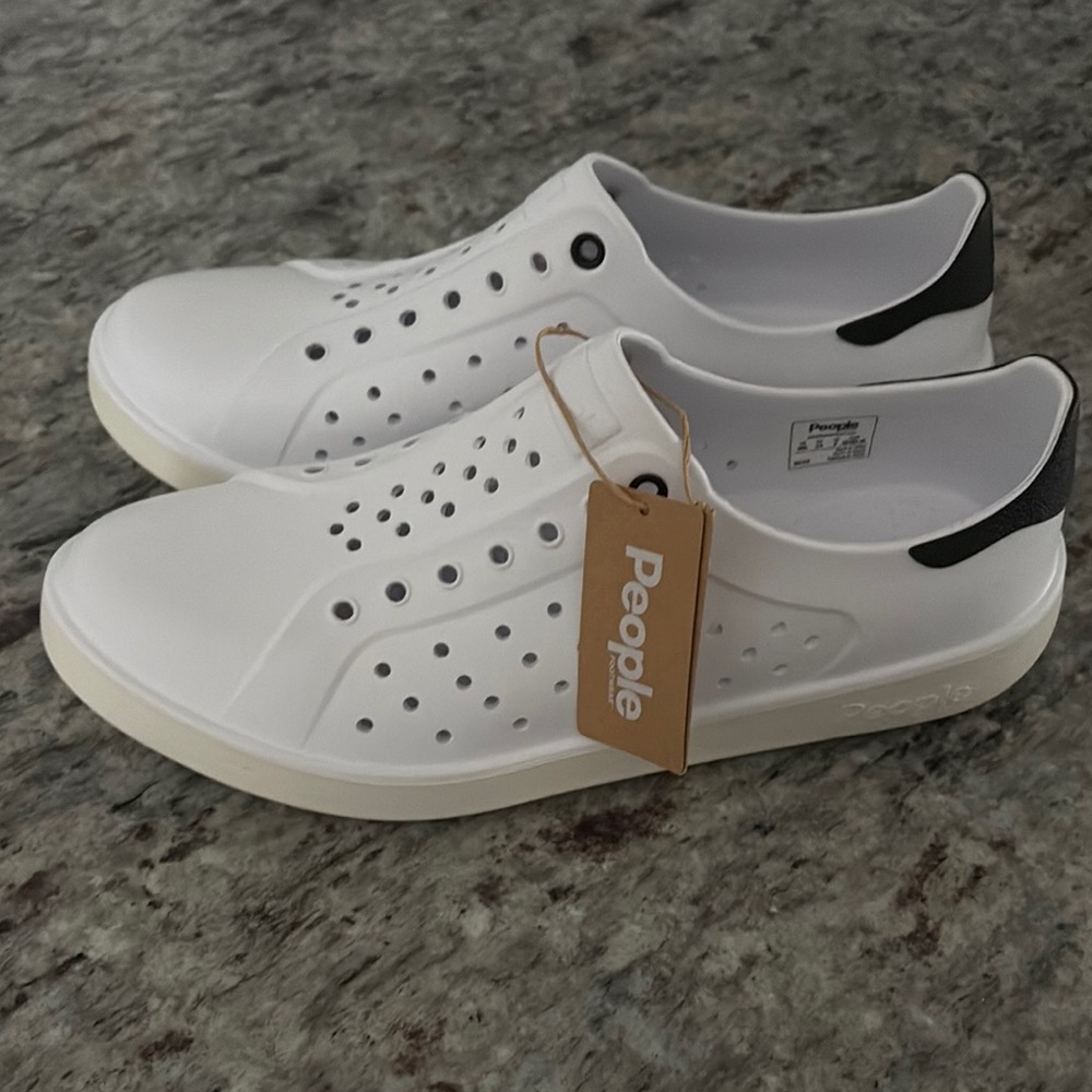 White and Black Men's Sneakers